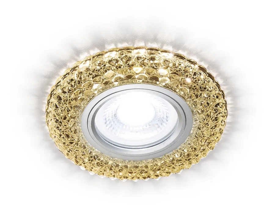 Встраиваемый точечный светильник Ambrella light S291 CH/WR хром/прозрачный MR16+3W(LED WARM 3000K)