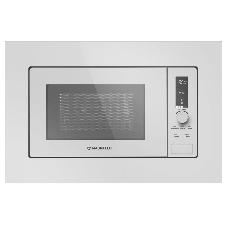 Микроволновая печь встраиваемая Maunfeld JBMO820GW01 белый, 20 л, 1080 Вт, переключатели - сенсор/поворотный механизм