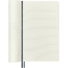 Блокнот Moleskine CLASSIC SOFT EXPENDED QP616EXPB20 Large 130х210 мм, 400 страниц, линейка, мягкая обложка, синий сапфир