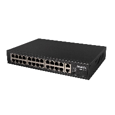 Коммутатор Falcon Eye FE-24FPG2, 24×100 Мбит/с PoE + 2×1 Гбит/с, неуправляемый