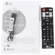 Минисистема LG XBoom CJ45 черный 720Вт FM USB BT