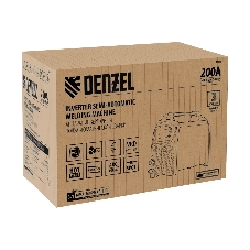 Аппарат инвертор. полуавтомат. сварки Denzel MultiMIG-200DP Synergy Double Pulse, 200 А, ПВ 80%
