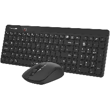 Комплект клавиатура+мышь A4Tech FStyler FG2300 Air2 беспроводной, USB, 1200 DPI, чёрный