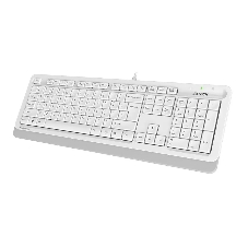 Клавиатура проводная A4Tech Fstyler FK10, USB, белый/серый
