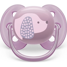 Пустышка Philips Avent ultra soft, собачка, 6-18 мес., 1 шт.