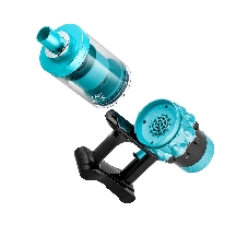 Пылесос вертикальный BRAYER BR4271 голубой, питание от сети, 185 Вт, уборка сухая, пылесборник 0.8 л