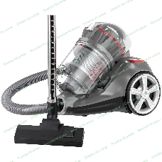 Пылесос SUPRA VCS-2525 серый/красный, 420/2450 Вт, уборка сухая, пылесборник контейнер 3.5 л