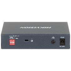 Коммутатор Hikvision DS-3E0505HP-E, 5×1 Гбит/с (4×PoE/Hi-PoE), неуправляемый