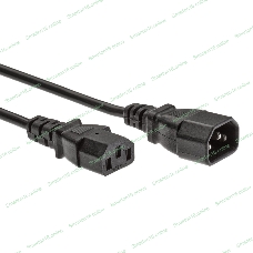 Кабель UPS to устройство 220V (IEC-320-C13/C14) 3м, 3G 0,75мм медь, Telecom