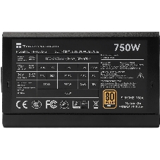 Блок питания Thermalright, 750W 80+ Gold (ATX, 3.0, PCIe 5.0, Non-modular, 1x24(20+4)pin, 1xCPU 8(4+4)pin, 2xPCIe*2 8(6+2)pin, 5xSATA3, 1x12+4pin (12VHPWR PCIe 5.0 12+4pin 600mm), 3xMOLEX4pin, Active, 120x120мм, 150x140x86mm, APFC, black)