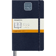 Блокнот Moleskine CLASSIC SOFT EXPENDED QP616EXPB20 Large 130х210 мм, 400 страниц, линейка, мягкая обложка, синий сапфир
