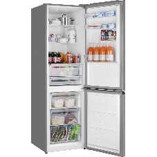 Холодильник Weissgauff WRK 2000 Total NoFrost Inverter нержавеющая сталь двухкамерный 240/95л морозилка снизу