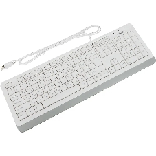 Клавиатура проводная A4Tech Fstyler FK10, USB, белый/серый