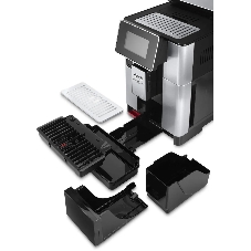 Кофемашина автоматическая DeLonghi ECAM610.75.MB черный/серебристый, исп. кофе - молотый/зерновой, 2.2 л, 1450 Вт, 19 Бар