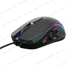 Мышь проводная GMNG XM003 черный, 32000 dpi, USB, кнопки - 10