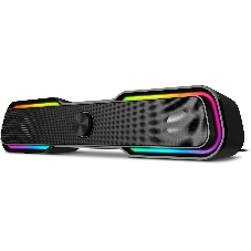 Акустическая система SVEN 450 2.0 (2x5W, Bluetooth, RGb-подсветка) черная