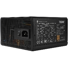 Блок питания Thermalright, 750W 80+ Gold (ATX, 3.0, PCIe 5.0, Non-modular, 1x24(20+4)pin, 1xCPU 8(4+4)pin, 2xPCIe*2 8(6+2)pin, 5xSATA3, 1x12+4pin (12VHPWR PCIe 5.0 12+4pin 600mm), 3xMOLEX4pin, Active, 120x120мм, 150x140x86mm, APFC, black)