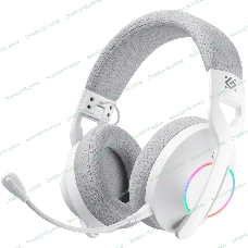 Гарнитура Defender Weaver Pro белый, беспроводная, радиоканал, до 20 ч, подсветка