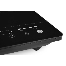 Плита настольная электрическая ZUGEL ZIHF60B чёрный, 2 кВт, индукция, конфорки - 1, стеклокерамика, сенсор