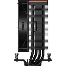 Кулер для процессора PCCooler RT400 Digital BK (230W, 4-pin PWM, LED temp., 152mm, Al/Cu, 4x6mm, 1x120мм, 73.32CFM, 34.9dBA, 2200RPM, S: 1851/1700/1200/115X, AM5/AM4, черный)
