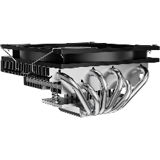 Кулер для процессора PCCooler RC600-67 (125W, 4-pin PWM, 67.5mm, Al, 4x6mm, 1x120мм, 62.5CFM, 32.5dBA, 2300RPM, S: 1851/1700/1200/115X, AM5/AM4, черный)