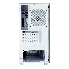 Корпус Ginzzu CL640 mATX FAN 4*12FRGb передняя панель Сетка Белый