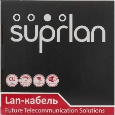 Кабель витая пара U/UTP cat.5e 4х2х24AWG solid Cu PE Out. Premium 305м (м) SUPRLAN 01-0311-2