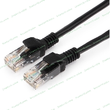 Патч-корд медный UTP Cablexpert PP10-3M/BK cat.5e, 3м, литой, многожильный, черный