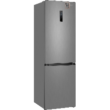 Холодильник Weissgauff WRK 2000 Total NoFrost Inverter нержавеющая сталь двухкамерный 240/95л морозилка снизу