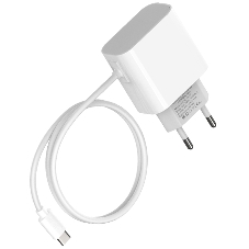 Сетевое зарядное устройство Maxvi CHL-240T 2.4A, with Type-C cable, белый