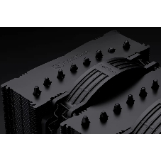 Вентилятор корпусной Noctua NF-A14x25r G2 PWM chromax.black, 140 мм, 1500 об/мин, 22.8 дБ, 4-pin PWM, без подсветки, черный