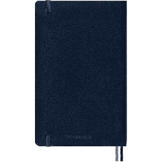 Блокнот Moleskine CLASSIC SOFT EXPENDED QP616EXPB20 Large 130х210 мм, 400 страниц, линейка, мягкая обложка, синий сапфир