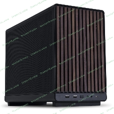Корпус Lian Li A3-mATX Wood Black, Micro-Tower, чёрный