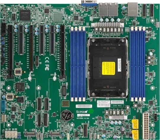 Материнская плата Supermicro X14SBI-F bundle, LGA4710, SoC, 8xDDR5, 4xSATA, 2xPCIe 5.0 x2 M.2, 3xPCIe 5.0 x16, 3xPCIe 5.0 x8, 1xD-Sub, 2x1Gb LAN, 2xUSB 3.2 Gen1, ATX