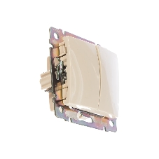 Выключатель Legrand 774305 Valena двухклавишный 10 AX(слоновая кость)