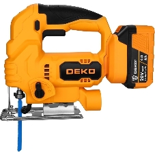 Лобзик электрический аккумуляторный DEKO DKJS20E, 20В, 1x4.0А·ч