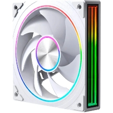 Вентилятор для корпуса Eurocase EU-FN120ARGB_8+18 KIT WH C120XH White / Fan KIT 3 IN 1,3*120 ARGB fans 4pin PWM+AURA 5V3pin female and male connector