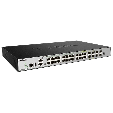 Коммутатор D-Link DGS-3630-28TC/A2ASI, 24×1 Гбит/с + 4×10 Гбит/с SFP+, управляемый