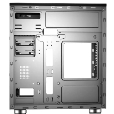 Компьютерный корпус ACD Coffre 102N mATX, черный, 80мм rear FAN, w/o PSU