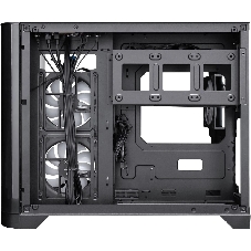 Компьютерный корпус 1STPLAYER UVIEW UV6 ARGB черный mATX 3x120мм ARGB fans UV6-BK-2FC7R-1FC7