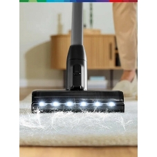 Пылесос вертикальный Bosch BCS931GAC серый, питание от аккумулятора, 2200 Вт, уборка сухая, пылесборник 0.4 л