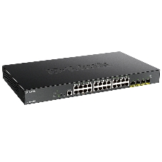 Коммутатор D-Link DGS-1250-28XMP/RU/A1A, 24×1 Гбит/с + 4×10 Гбит/с SFP+, управляемый