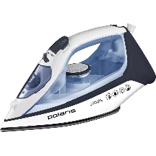 Утюг Polaris PIR-2483К синий/белый, 2400 Вт, 50 г/мин, 175 г/мин, 300 мл