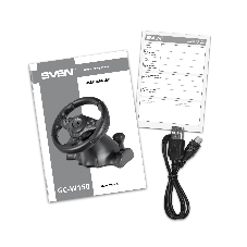 Руль Sven GC-W150 16кноп. (с педалями) черный