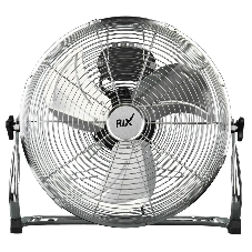 Вентилятор Rix NPSF-8000W хром, напольный, 90 Вт, 3 скорости, 41 см, металлический