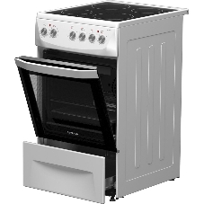 Плита электрическая Darina 1D5 EC 241 614 W белый/черный, конфорок 4 шт, духовка 50 л, 50 см x 85 см x 60 см
