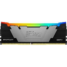 Оперативная память Kingston Fury Renegade, DDR4, 8GB (1x8GB), 3600MHz, CL16, DIMM, с радиатором, RGB, серебристый/черный