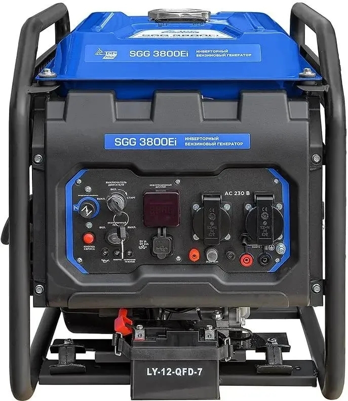 Электрогенератор бензиновый инверторный ТСС SGG 3800Ei, 3.6 кВт, 74 дБ, 34 кг