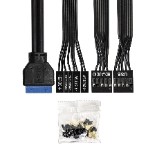 Корпус ExeGate BAA-503U2-UNS350, Mini-Tower, чёрный, 1 x 80/90 мм, БП 350 Вт
