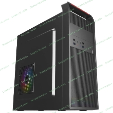 Компьютерный корпус ACD Coffre 102N mATX, черный, 80мм rear FAN, w/o PSU